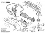 Bosch 0 603 346 742 PDA 240 E Delta Sander 230 V / GB Spare Parts PDA240E